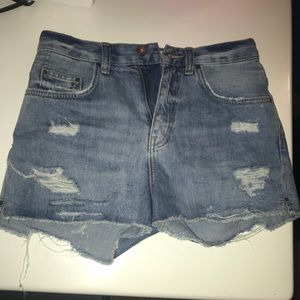 Zara denim shorts